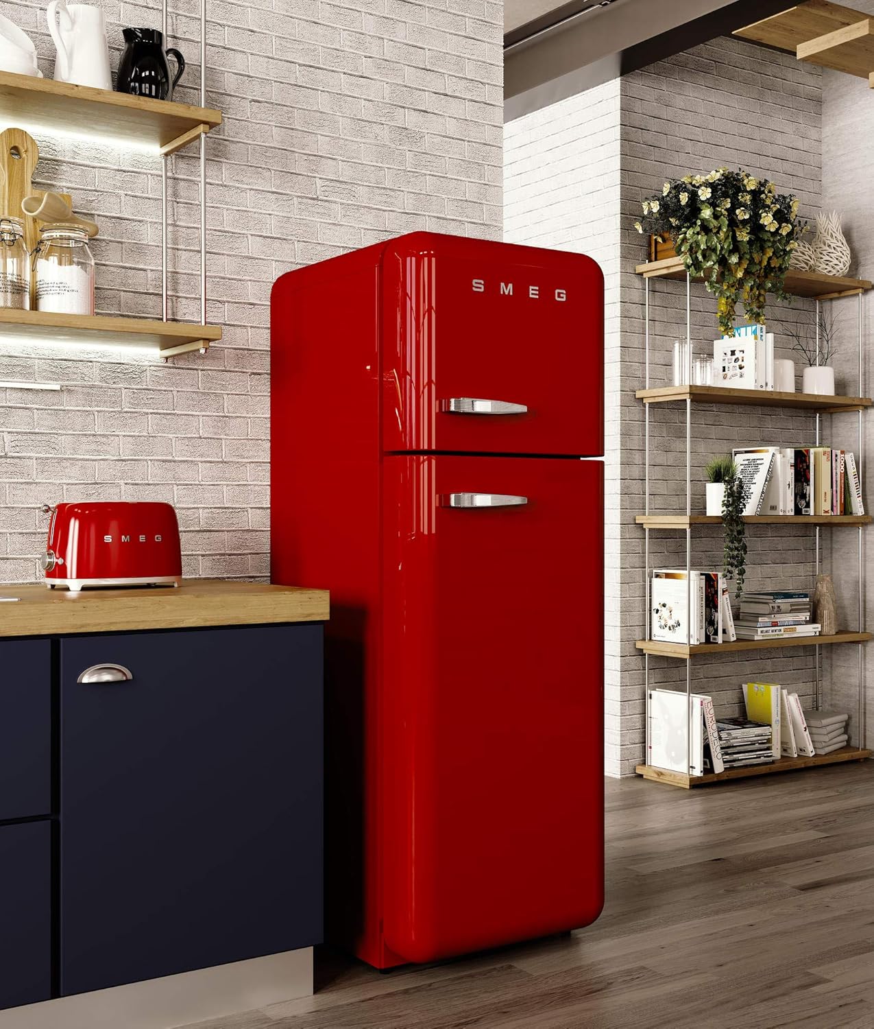 SMEG, TOSTAPANE 2X2 TSF01RDEU
